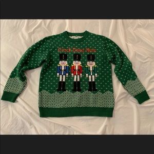 Crack Deez Nuts Ugly Christmas Sweater
